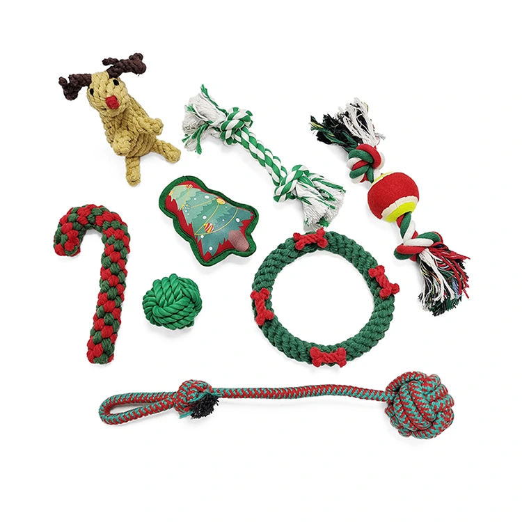 8 pcs doggy tyggelegetøj
