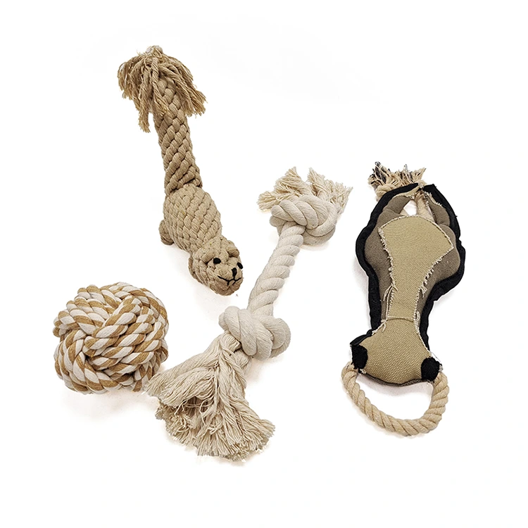 Natural Dog Tewing Toys 4 Packs