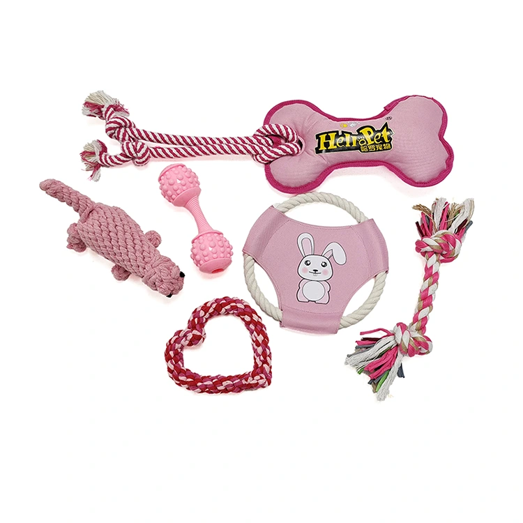Pink Pet Toy Set
