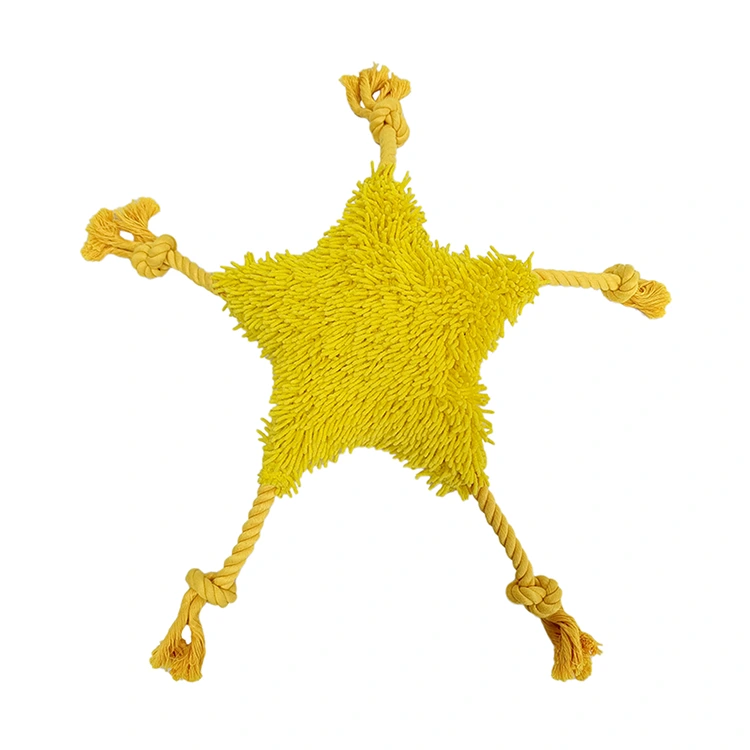 Star Shape Ultra Soft Chenille Dog Legetøj