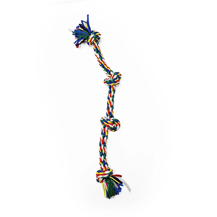 Tug of War Cotton Rope Legetøj til aggressive chewers